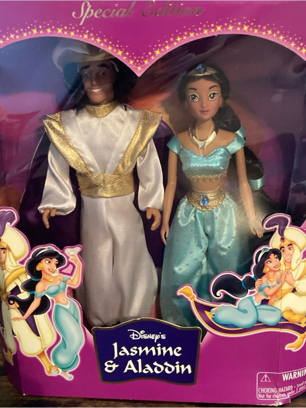 Jasmine & Aladdin Doll Figure Gift Set Special Edition Walt Disney Parks Resorts